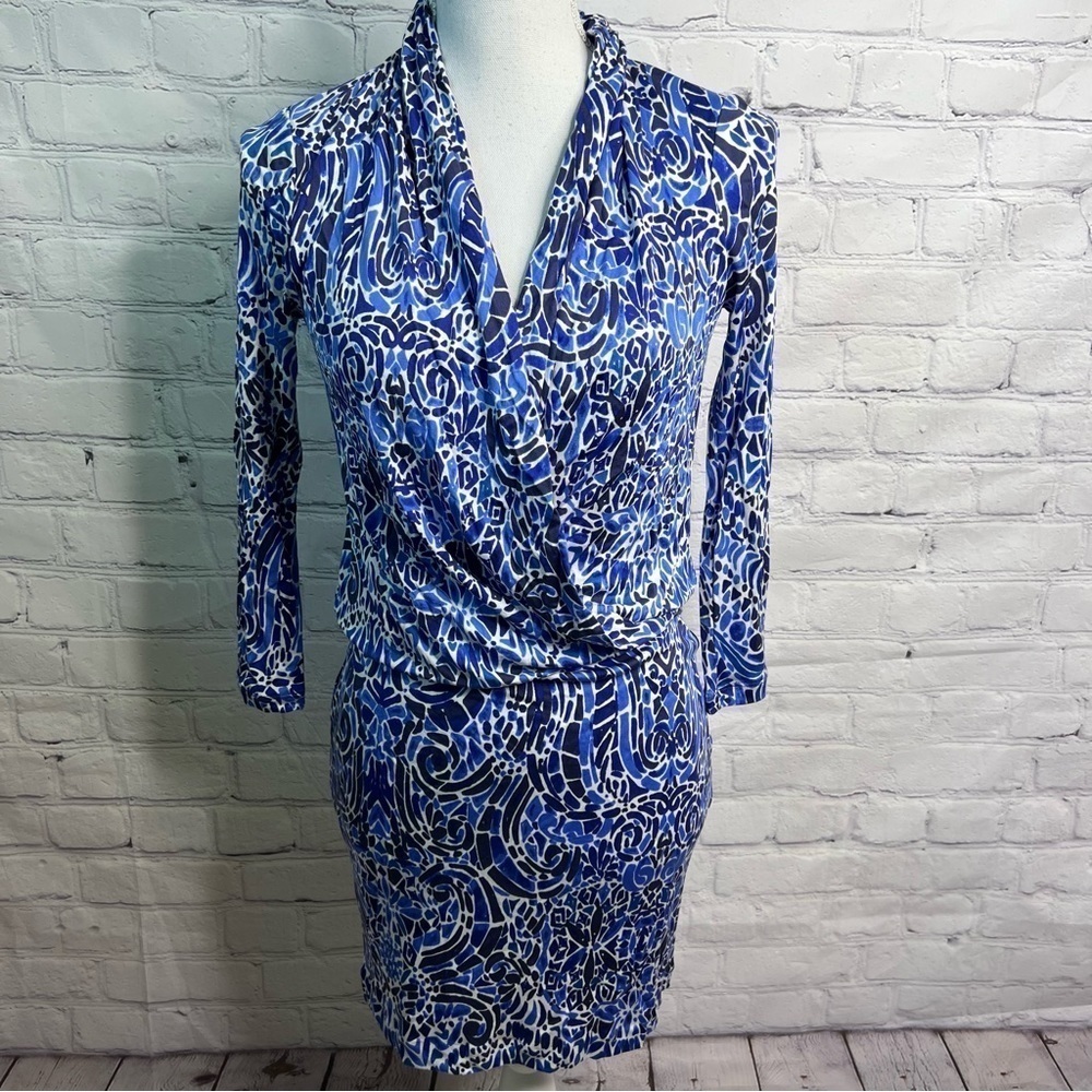 Lilly Pulitzer Silk Blue Dress XXS